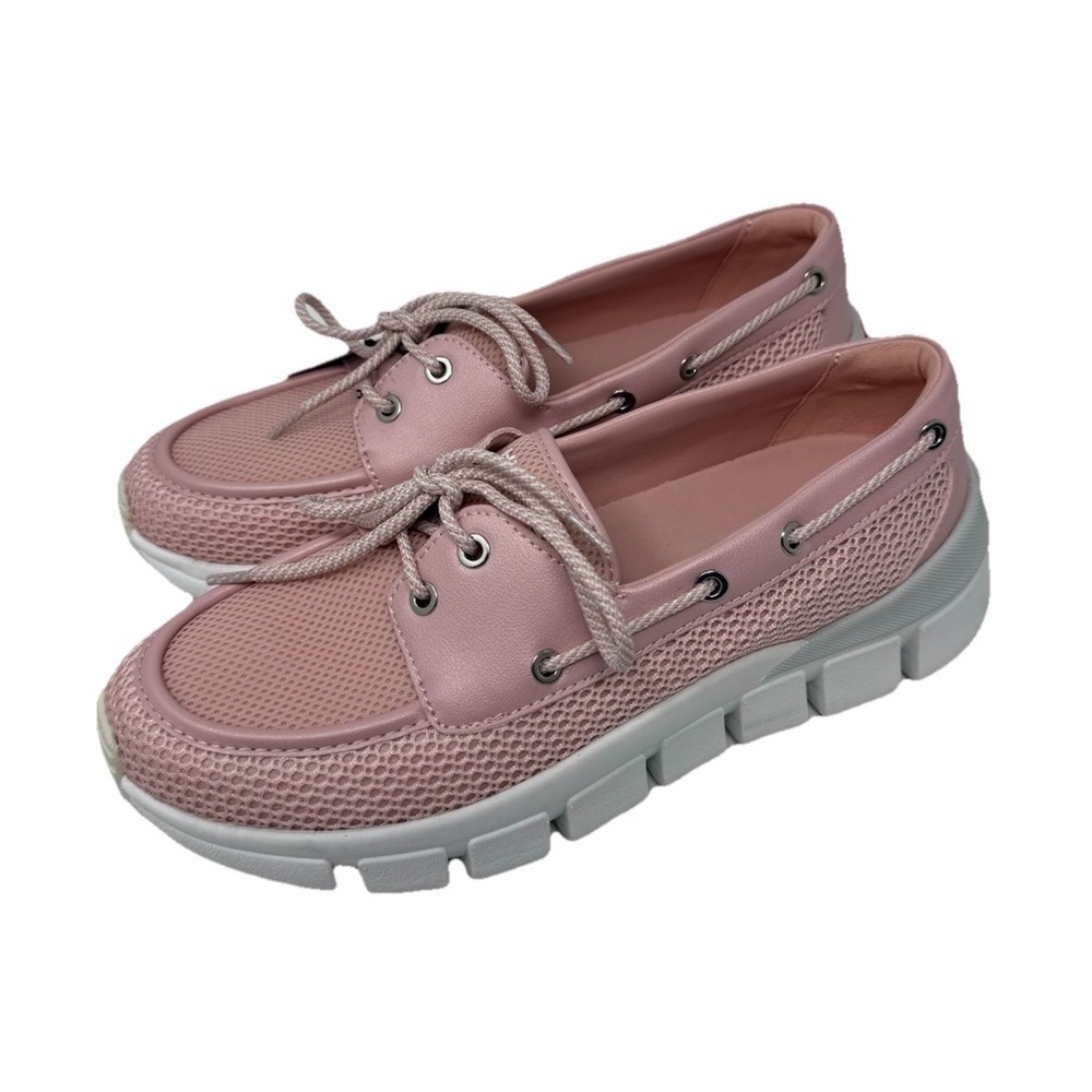 Women's Hunter Sasa Slip On Pink Loafers Boat Water Resistant Size 9.5 NWT